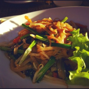 Pad thaï aux légumes