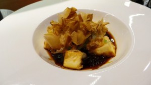 Agedashi Tofu (tofu frit) (14.-)