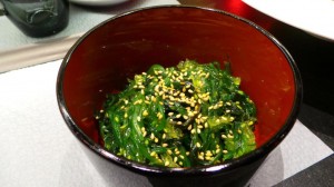 Salade d’algues Hiyashi wakame (Mélange d’algues vertes) (6.-) 