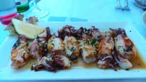 Calamarettis grillés