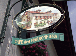 Café des Marronniers à Collonge Bellerive pour profiter dune belle terrasse